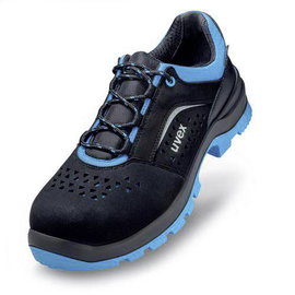 uvex 2 xenova® 9554845 ESD Biztonsági cipő S1 Cipőméret (EU): 45 Fekete, Kék 1 pár