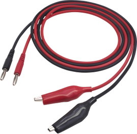 VOLTCRAFT MSL-100 Mérővezeték [Dugó, 4 mm - ] 1.00 m Fekete, Piros 1 db