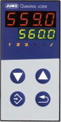 Jumo Quantrol LC100 Hőmérséklet szabályozó L, J, T, K, E, N, S, R, Pt100, Pt1000, KTY Relé, 3 A (Sz bélyegkép