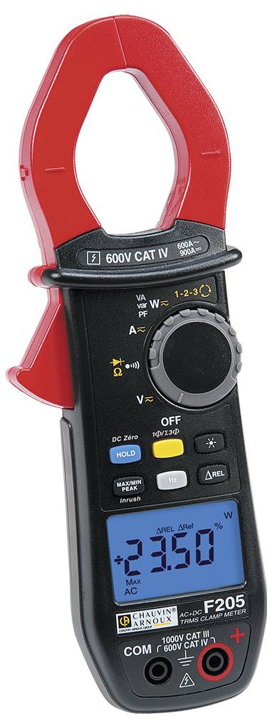 Chauvin Arnoux F205 Lakatfogó digitális CAT III 1000 V, CAT IV 600 V Kijelző (digitek): 6000 2. kép