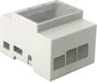 Joy-it rb-case+07 SBC ház Alkalmas: Raspberry Pi Profilsínre szereléshez Szürke bélyegkép