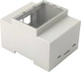 Joy-it rb-case+07 SBC ház Alkalmas: Raspberry Pi Profilsínre szereléshez Szürke 3. bélyegkép