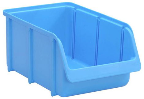 Műanyag tárolódoboz, 335 x 205 x 155 mm, kék, Hünersdorff 674300 2. kép