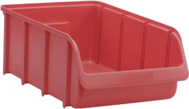 Hünersdorff 675100 Nyitott tárolódobozok 5 (Sz x Ma x Mé) 312 x 184 x 489 mm Piros 1 db