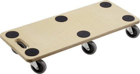 Szállító roller, fa, max. 300 kg, Meister Werkzeuge 0821420