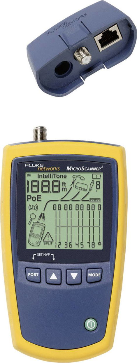 Kábelteszter Fluke Networks MS2-100 2. kép