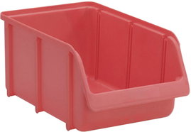 Hünersdorff 674100 Nyitott tárolódobozok 4 (Sz x Ma x Mé) 207 x 155 x 332 mm Piros 1 db