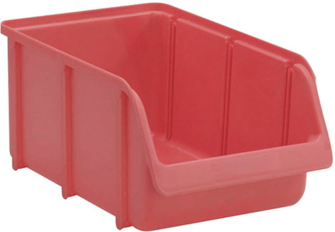 Hünersdorff 674100 Nyitott tárolódobozok 4 (Sz x Ma x Mé) 207 x 155 x 332 mm Piros 1 db