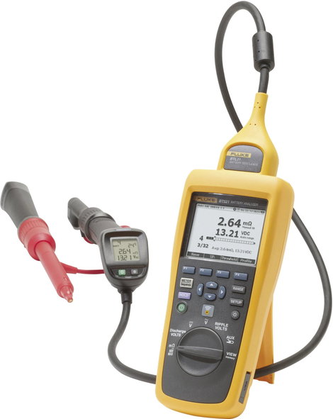 Fluke Ólomakku teszter BT521 Mérési tartomány (elemteszter) 1000 V-ig Akku, Elem 4489996 4. kép