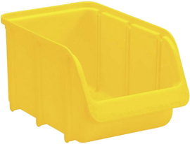 Hünersdorff 673200 Nyitott tárolódobozok (Sz x Ma x Mé) 240 x 145 x 125 mm Sárga 1 db