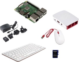 Raspberry Pi® Desktop Kit Raspberry Pi® 3 B+ 1 GB 4 x 1.4 GHz Billentyűzettel, Egérrel, Noobs OS-sel