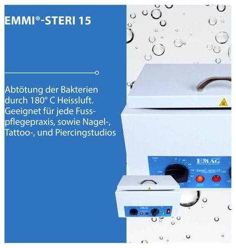 Forrólevegős sterilizátor, Emag Steri 15 3. kép