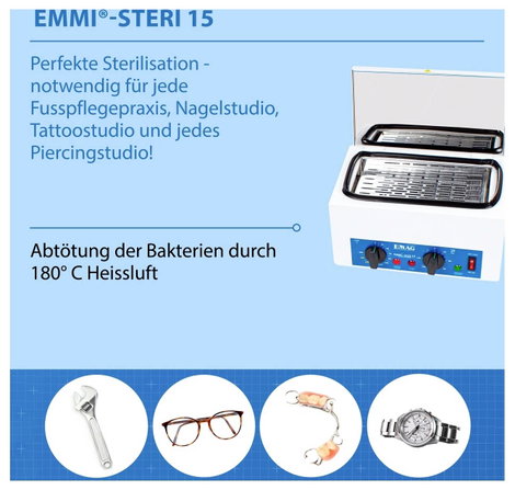 Forrólevegős sterilizátor, Emag Steri 15 5. kép