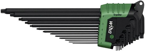 Torx imbuszkulcs készlet, ErgoStar tartóban, 13 részes, Wiha MagicSpring 36503
