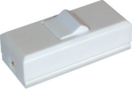 interBär 8075-008.01 Zsinórkapcsoló Fehér 1 x KI/BE 2 A 1 db
