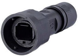Metz Connect Ipar IP67 V1 1401015002KE Hüvely ház Fekete 1 db