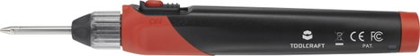 Akkus forrasztópáka 30 W 100...600 °C, Toolcraft LWK-123 2. kép