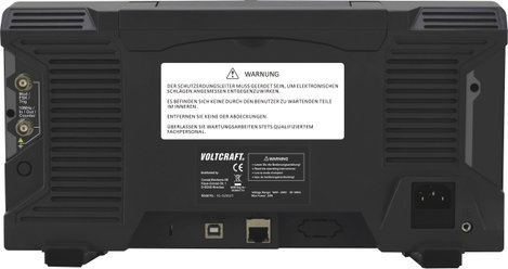 Hálózatról működő függvénygenerátor 1 µHz - 250 MHz 2 csatornás, Voltcraft FG-32502T 3. kép