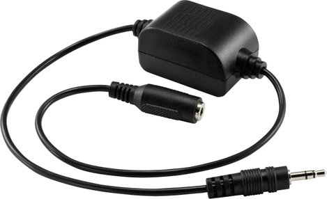 SpeaKa Professional Erdschleifen-Isolator Audio, 2.0 (3,5 mm jack) Extender 2 huzalon keresztül