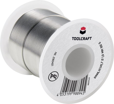 Ólommentes forrasztóhuzal 1 mm 100 g Sn99.Cu0,7, Toolcraft TO-6481263 2. kép