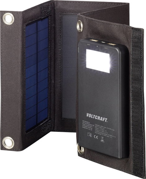 Napelemes akkutöltő és powerbank 4000 mAh, Voltcraft SL-4F 2. kép