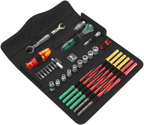 Szerszámkészlet táskában, 35 részes, Wera KK W 1 05135926001