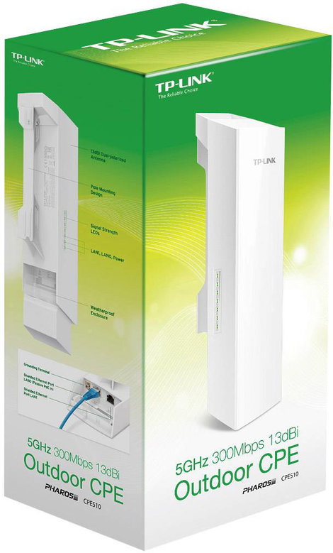 TP-LINK CPE510 CPE510 PoE WLAN kültéri Access Point 300 MBit/s 5 GHz 4. kép