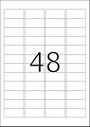 Herma 9531 Fólia címkék 45.7 x 21.2 mm Polietilén fólia Fehér 480 db Véglegesen tapadó Színes lézern 6. bélyegkép
