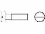 TOOLCRAFT TO-5451018 hengeres fejű csavar M3 6 mm egyeneshornyú ISO 1207 200 db