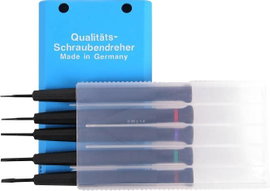 Órás csavarhúzó készlet, 5 részes készlet 1/1.5/2/2.5/3 mm Bernstein 4-380