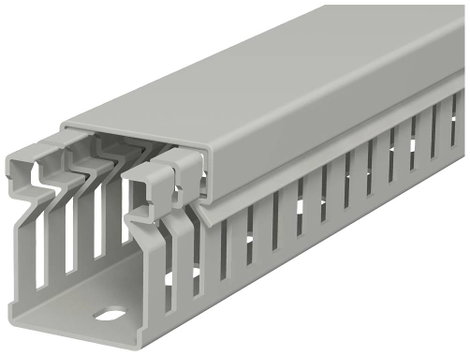 OBO Bettermann 6178005 Kábelvezető csatorna (H x Sz x Ma) 2000 x 25 x 30 mm 1 db Kőszürke