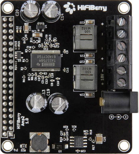 HiFiBerry AMP2 Raspberry Pi® bővítő panel