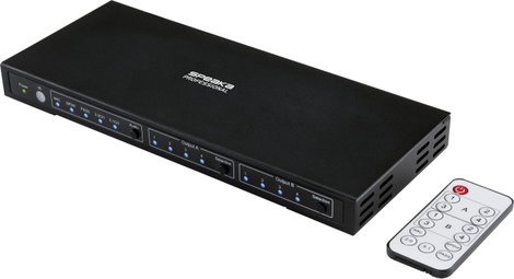 4x2 portos HDMI switch audio extraktorral 3840x2160px SpeaKa Professional