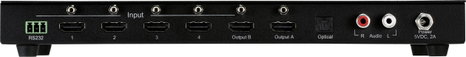 4x2 portos HDMI switch audio extraktorral 3840x2160px SpeaKa Professional 4. kép
