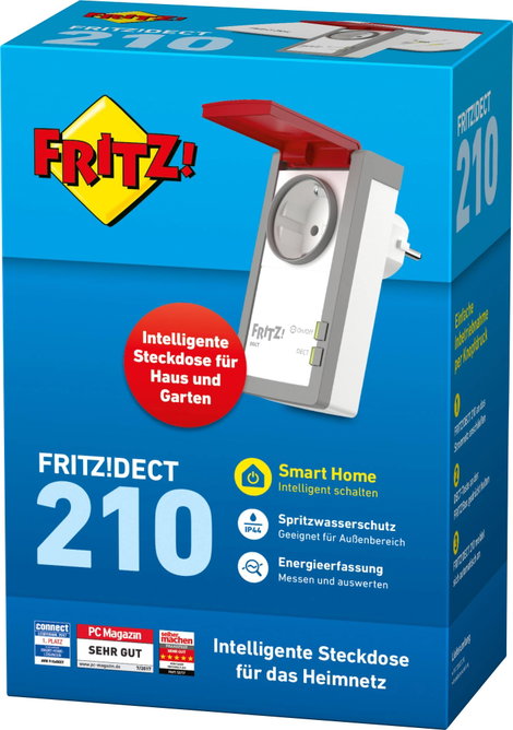 AVM FRITZ!DECT 210 20002723 Dugalj DECT Mérő funkcióval Kültér 3450 W 3. kép