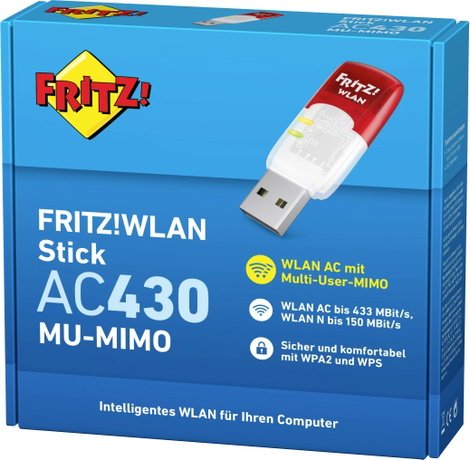 AVM FRITZ!WLAN Stick AC 430 MU-MIMO WLAN stick USB 433 MBit/s 2. kép