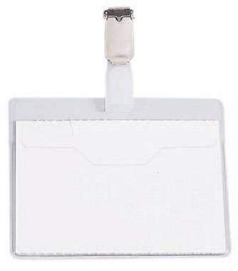 Durable 810619 Névtábla 8106 (Sz x Ma) 90 mm x 60 mm Forgatható csíptető 25 db 2. kép