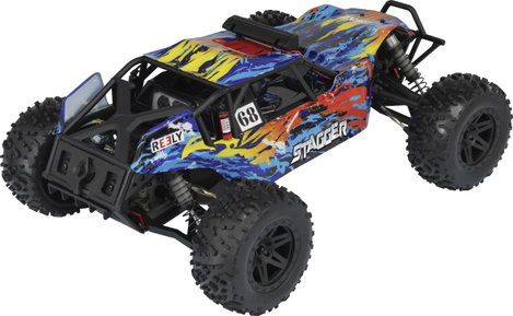 RC elektromos modellautó készlet Buggy 4WD 100% RtR 2,4 GHz 1:10, Reely Stagger Brushed 2. kép
