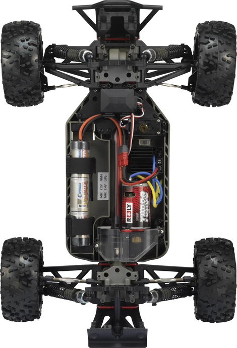 RC elektromos modellautó készlet Buggy 4WD 100% RtR 2,4 GHz 1:10, Reely Stagger Brushed 5. kép