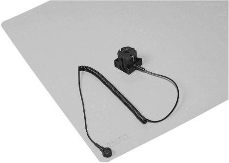 Bernstein Tools 9-367 ESD asztali munkalap készlet (H x Sz) 450 mm x 600 mm Földelő dugóval