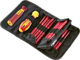 TOOLCRAFT 2236585 Cserélhető penge 18 részes Egyeneshornyú, Külső kerek hatlap (TX), Kereszthornyú P