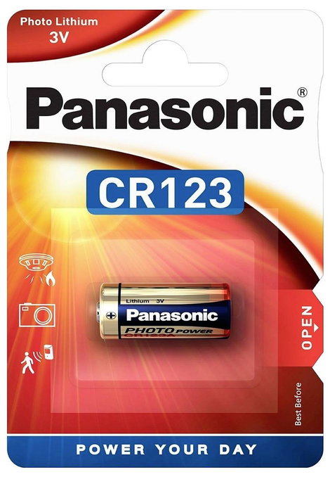 Panasonic CR-123A CR-123A Fotóelem Lítium 1550 mAh 3 V 1 db 2. kép