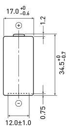 Panasonic CR-123A CR-123A Fotóelem Lítium 1550 mAh 3 V 1 db 3. kép