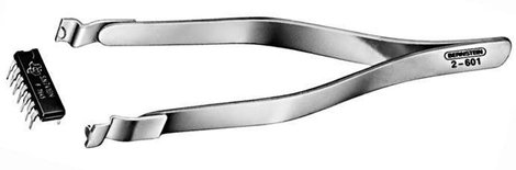 IC kiszedő csipesz 125 mm, Bernstein 2-601