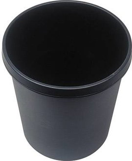 Papírkosár 18 l (Ø x Ma) 315 x 335 mm, polipropilén, fekete, Helit the german H6105895