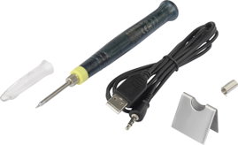 USB-s forrasztópáka kerámia forrasztóheggyel 5 V 8 W 400 °C, Basetech BT-2182450
