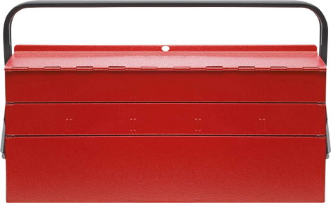 Gedore RED 3301658 R20600073 Szerszámos láda tartalom nélkül Acéllemez Piros