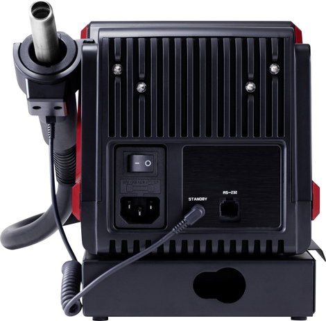 Nagy teljesítményű, digitális forrasztó- és kiforrasztóállomás 100-480°C 1000 W, Toolcraft TPS-800 5. kép