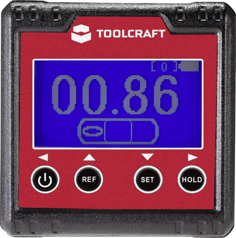 Digitális szögmérő 360°, Toolcraft TO-6547356 5. kép