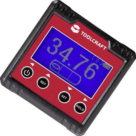 Digitális szögmérő 360°, Toolcraft TO-6547356 6. kép